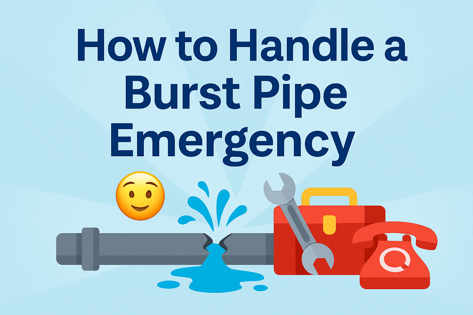 🚨 How to Handle a Burst Pipe Emergency