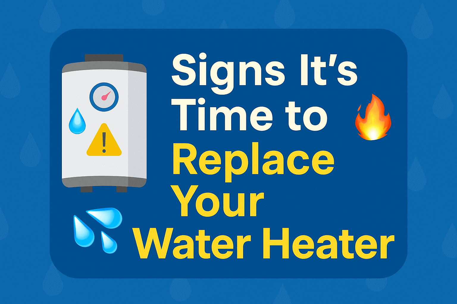 🚿 Signs It's Time to Replace Your Water Heater